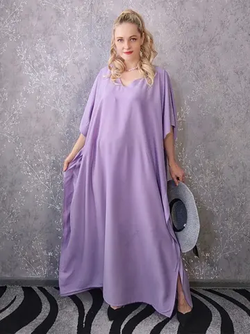 EDOLYNSA Белый хлопковый парео