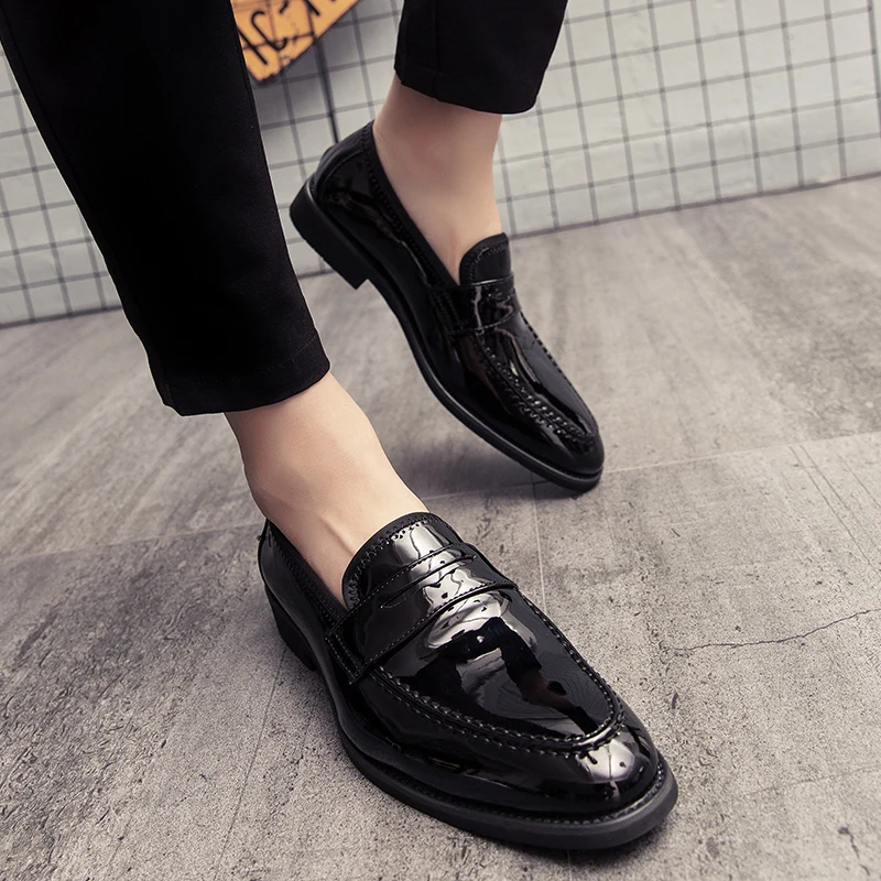 

Shoes Men Men's Shoes For Wedding Casual Men WED MAN SHOE Fashion Business Leather Pointed FASHION CASUAL Brand Man Shoe