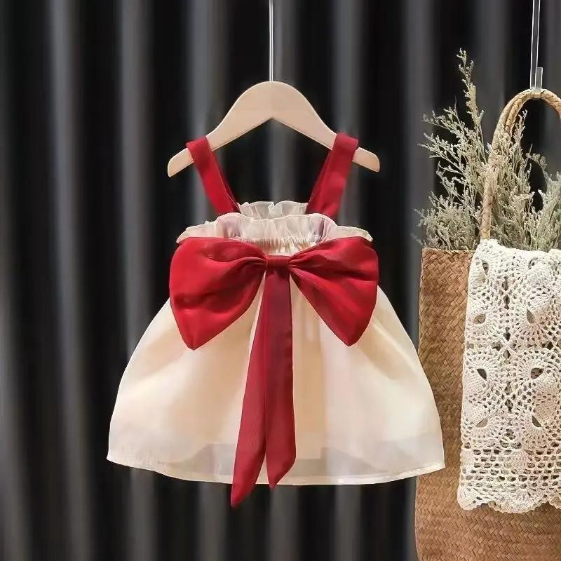 

Summer Party Dress Baby Kids Mesh Princess Dress Vestidos For Girl Baby Net Yarn ClothesNew 2 3 4 5 6 T