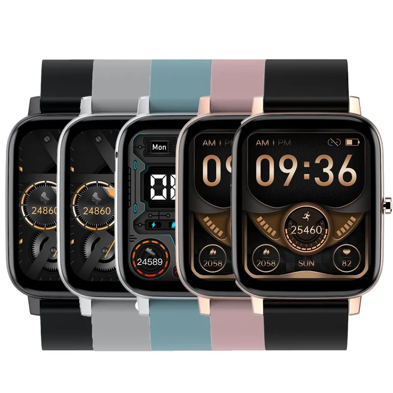 

2022 H80 Smart Watch 1.69in Full Screen Touch Bluetooth Music Fitness Tracker Heart Rate Monitor Sports Smartwatch For Women Men