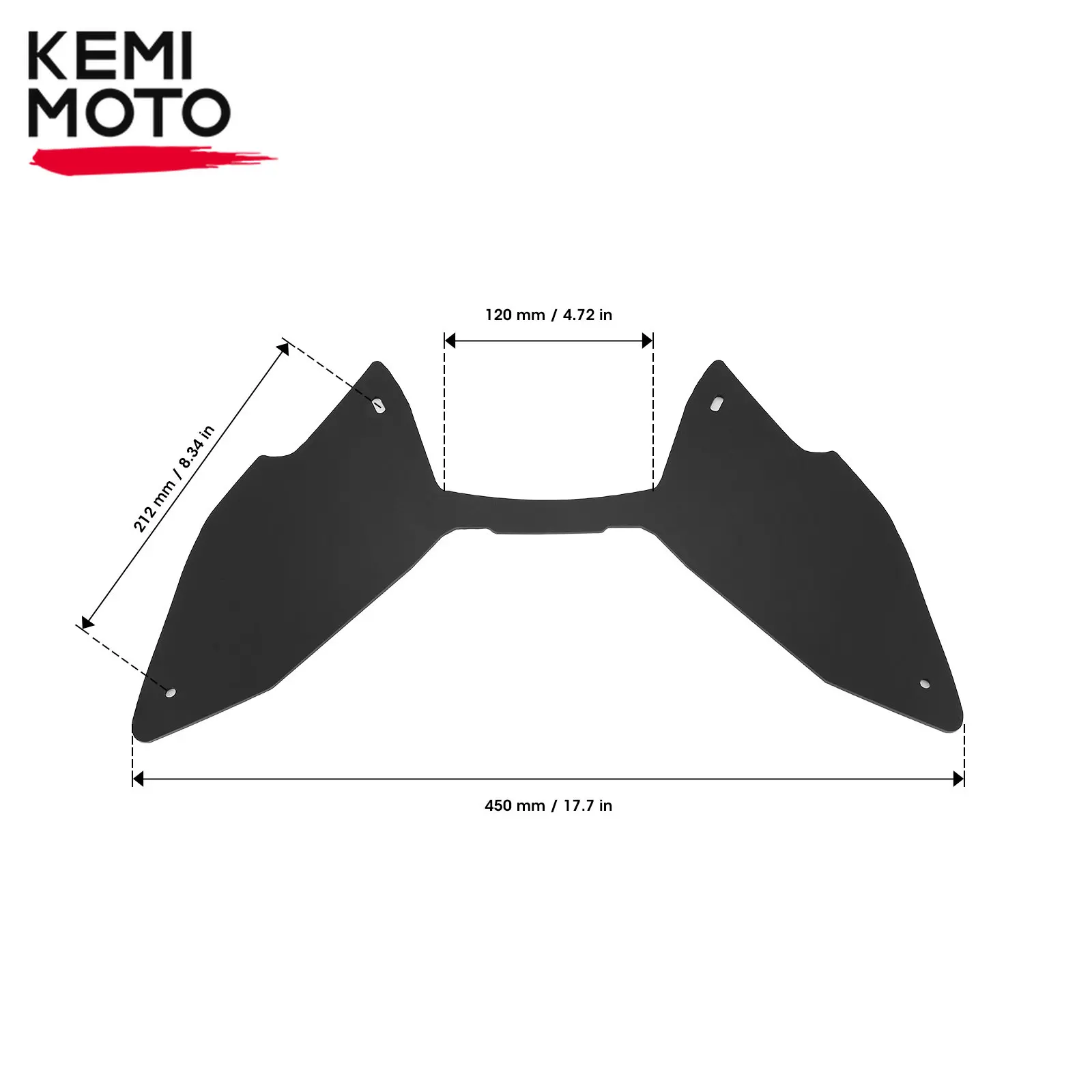 

Motorcycle Forkshield Updraft Deflector Wind Deflector New Accessories For HONDA CRF1100L CRF 1100 L Africa Twin CRF1100L 2020
