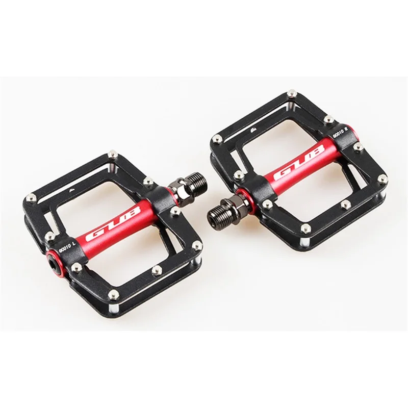 

GUB new 305g/pair ultra-light Chro-MO axle bicycle pedal CNC Road bike pedals MTB Mountain 6 bearings aluminum alloy body BMX