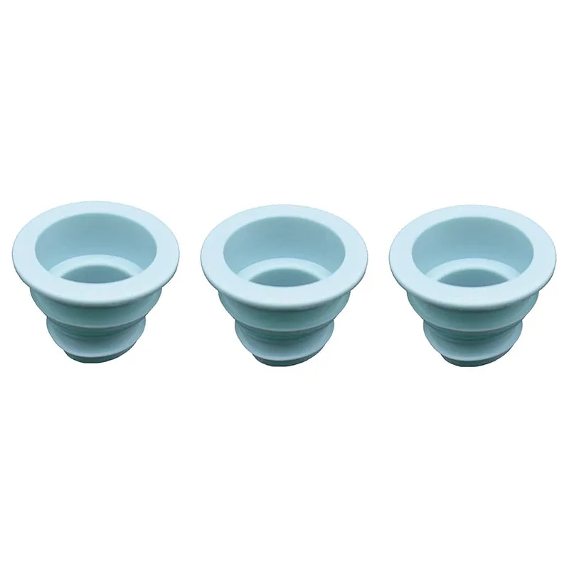 

3 Pieces Of Kitchen Bathroom Sewer Pipe Washing Machine Drain Pipe Deodorant Sealing Ring Cover Silicone Deodorant Plug