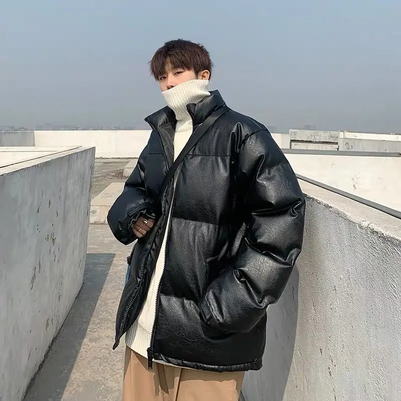 Plus Velvet Thick Thick Section Autumn and Winter New Fashion Trend Korean Version Casual Wild Loose Simple Fashion Down Jacket