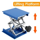 Подъемный стол деревообрабатывающее оборудование роутер подъемник Регулируемая гравировка лабораторная подъемная платформа стол с ручной подставкой