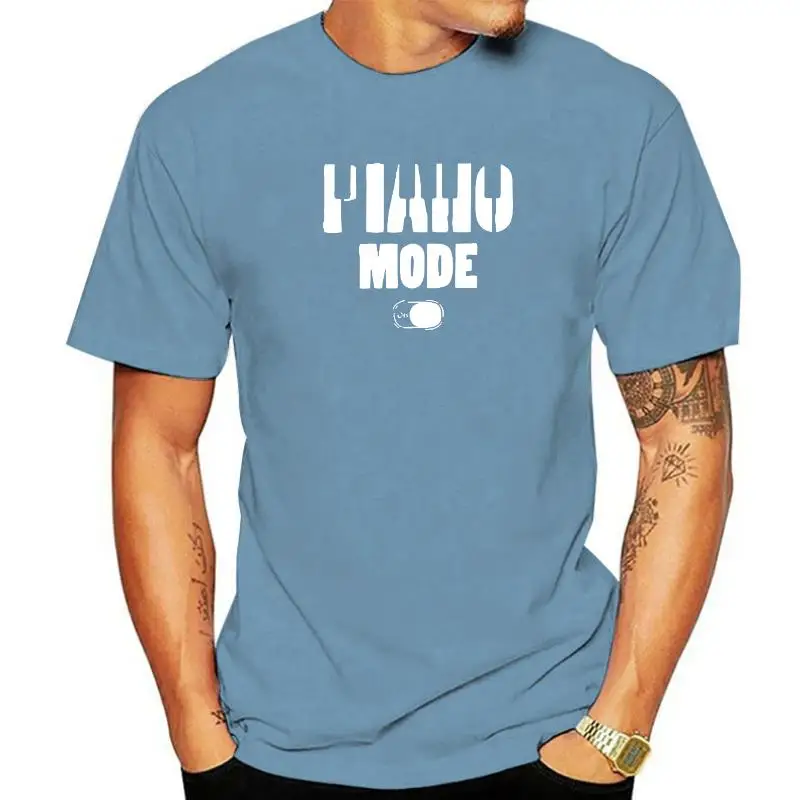 

Футболка мужская с забавным фортепиано, уличная одежда с коротким рукавом, большие размеры, футболка с клавиатурой для музыканта, пианиста