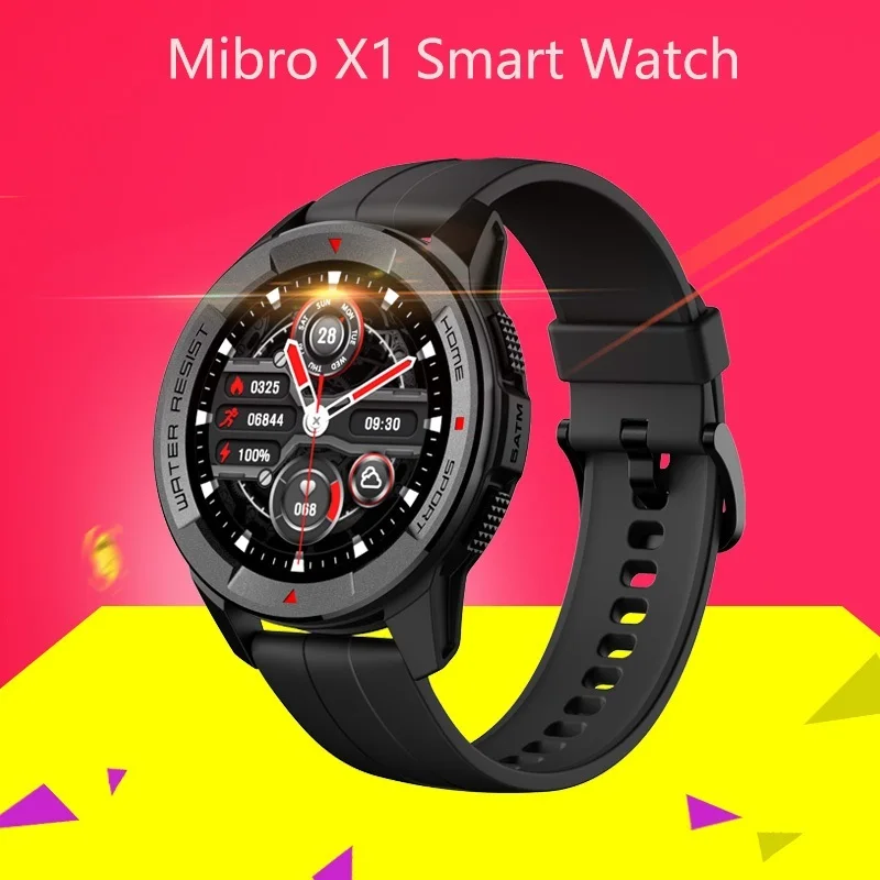 

Mibro X1 Smart Watch 5ATM Waterproof Men Women Android IOS Fitness Sport Wrist Watch Heart Rate Monitor Blood Oxygen Smartwatch