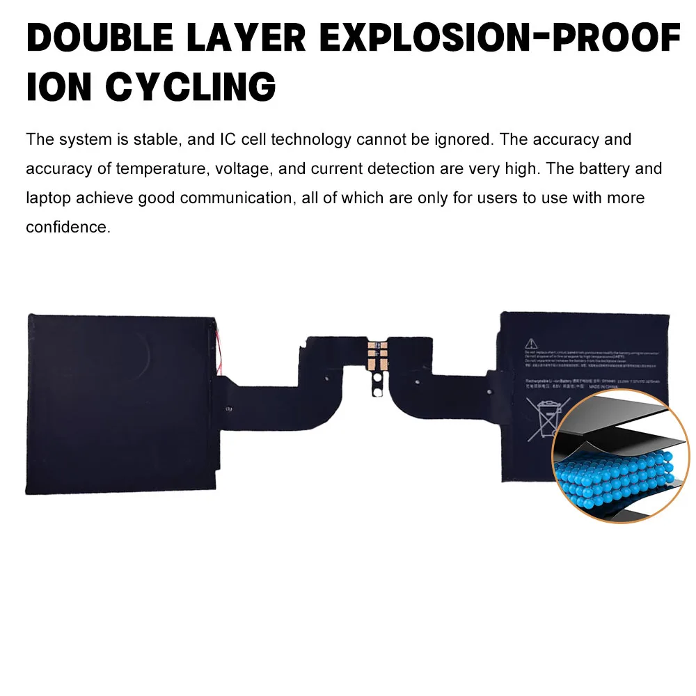 Фото Аккумулятор для ноутбука DYNH01 7.57V 23.2Wh 3070mAh для Microsoft Surface Book 2 15