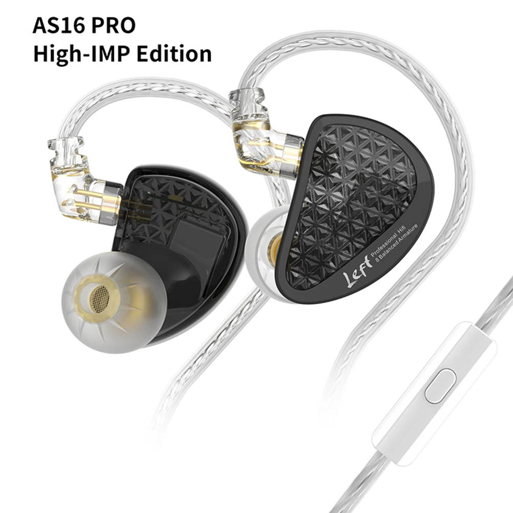 

Portable In Ear Earphones 3.5mm Plug Noise Cancelling Pure Moving Iron Ergonomic Sport Headset for HiFi Enthusiast