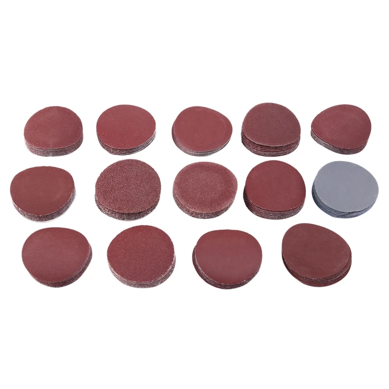 

140Pcs 2 Inch Sanding Discs Pad Kit For Drill Grinder Rotary Tools With 1/4 Inch Backer Plate Shank And Soft Foam Buffering Pad,