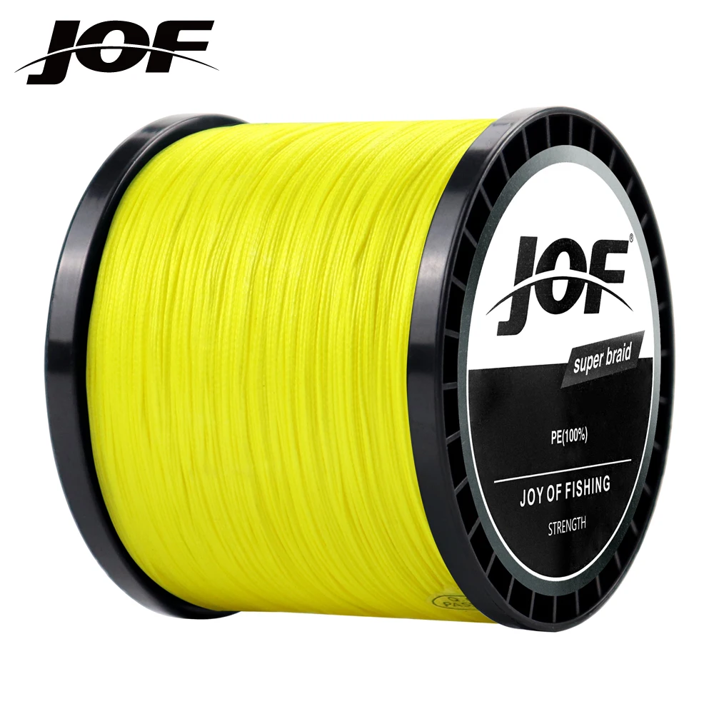 JOF 8 Strands Braided Fishing Line Multifilament 300M 500M 1000M Carp Fishing Japanese Braided Wire Fishing Accessories Pe Line