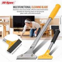 hi spec multifunction glass ceramic hob scraper cleaner remover flooring scraper remover household cleaning tools with blade