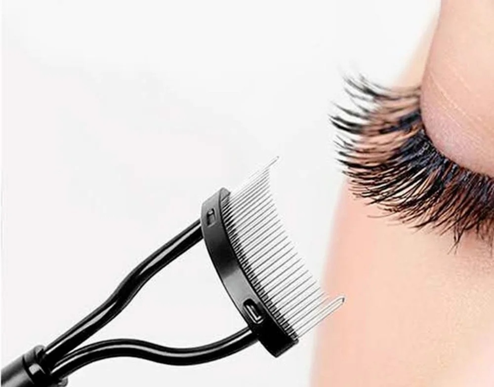 

Расческа для ресниц, Плойка для ресниц, металлический разделитель для ресниц, расческа для ресниц, разделитель для туши, косметический инст...