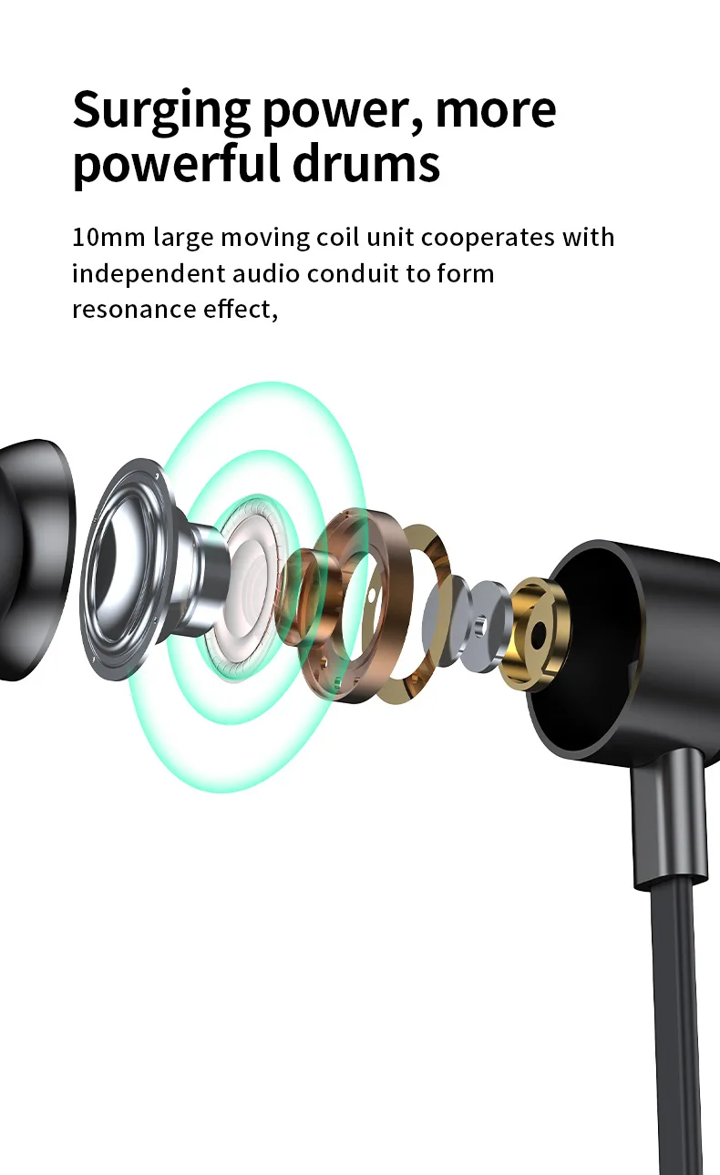 Bluetooth 5.1 беспроводные наушники с Mircophone портативные шейным ободом Спортивная