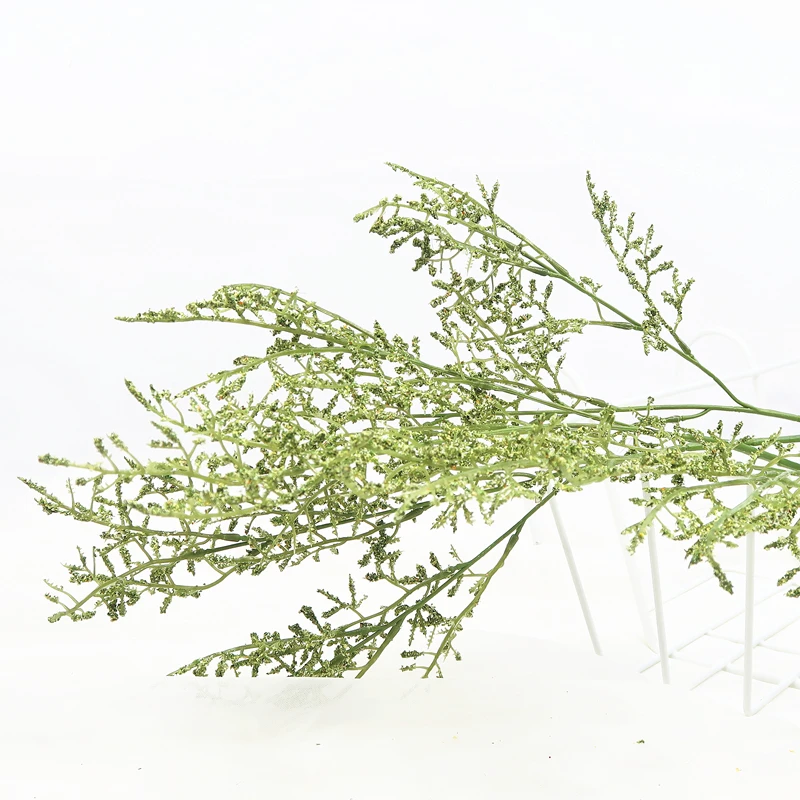 

The Simulation Bouquets Green Plants Dried Flowers With Leaves Flower Arranging