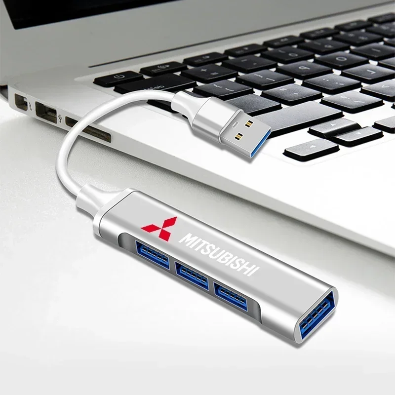 USB 3.0 Hub Dock Type C 3.1 4-портовый мульти-сплиттер-адаптер OTG для Mitsubishi Lancer Asx Outlander Pajero L200