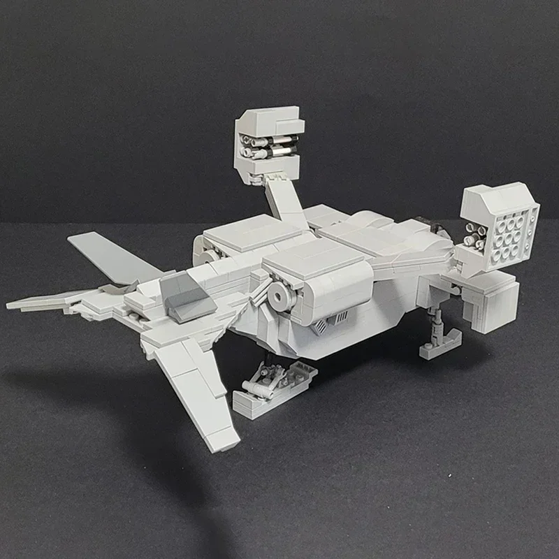 Модель военного самолета Moc строительные кирпичи пришельцы Прямая поставка и