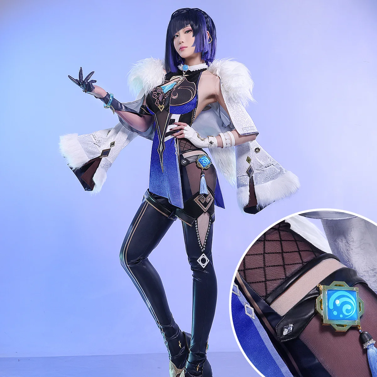 

Game Genshin Impact Cosplay Yelan Cosplay Costume Anime Fashion Women Uniforms Costumes for Girls 2022 Large Sizes S-XXL