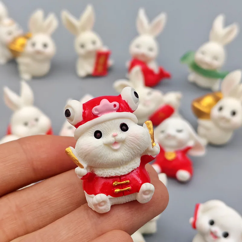 BAIUFOR новогодние кролики миниатюрная рождественская подарочная коробка