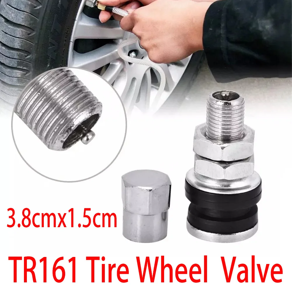 

1 Pair Tire Wheel Valve Motorcycle Car Bike ATV Bicycle Tubeless No Tube Stem For Motorcycles, Mmotorbike, Cars, Bicycles