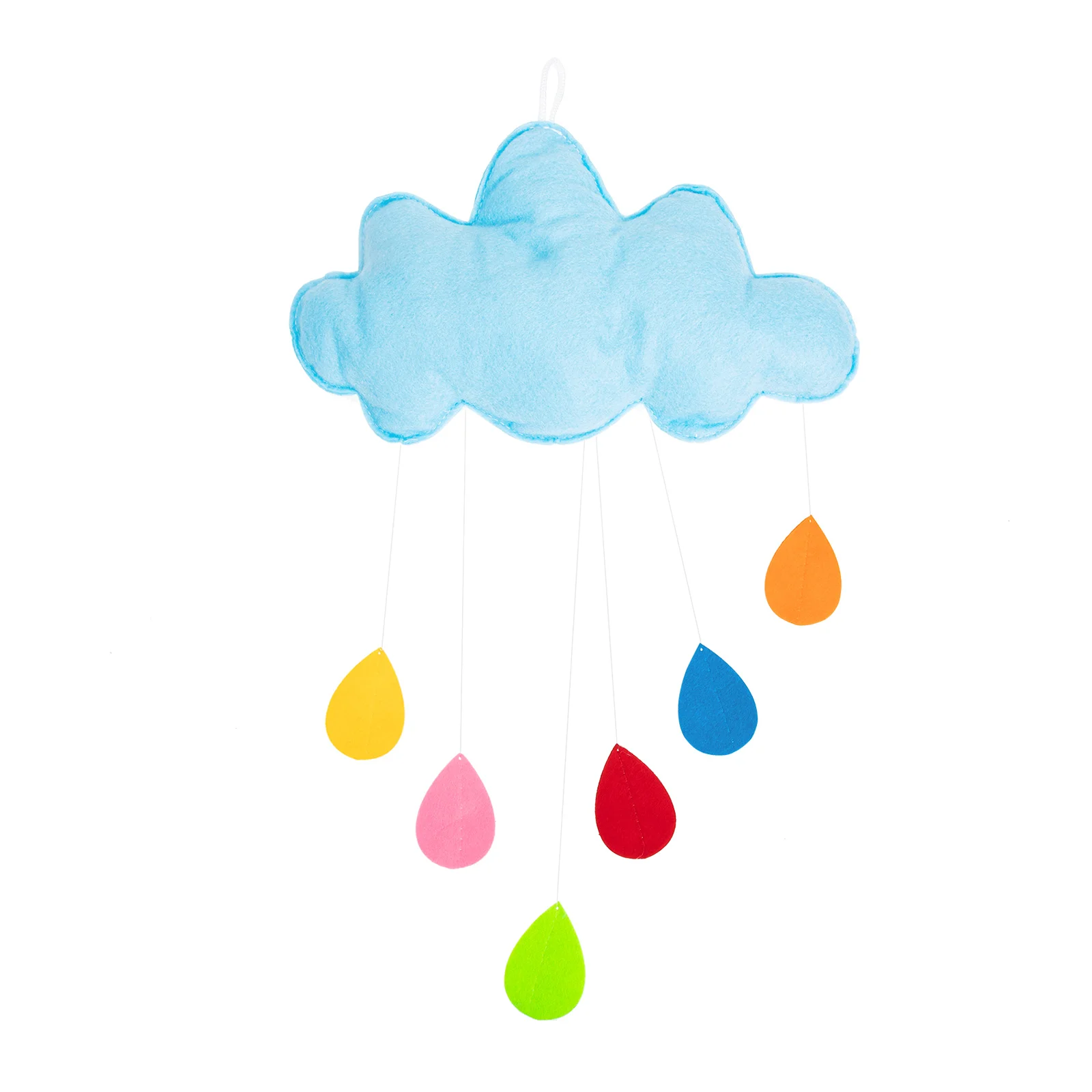 

Cloud Raindrop Pendant Cloth Cloud Raindrop Hanging Pendant Kids Room Decor