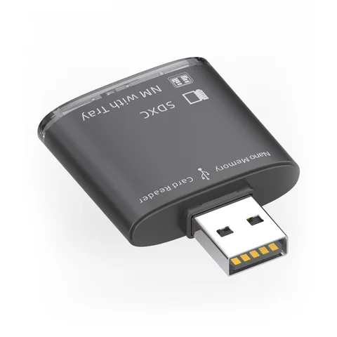 USB-устройство для чтения карт памяти Nano для Windows Mac OS Linux Поддержка OTG Система Android USB интерфейс для SD/NM кардридера