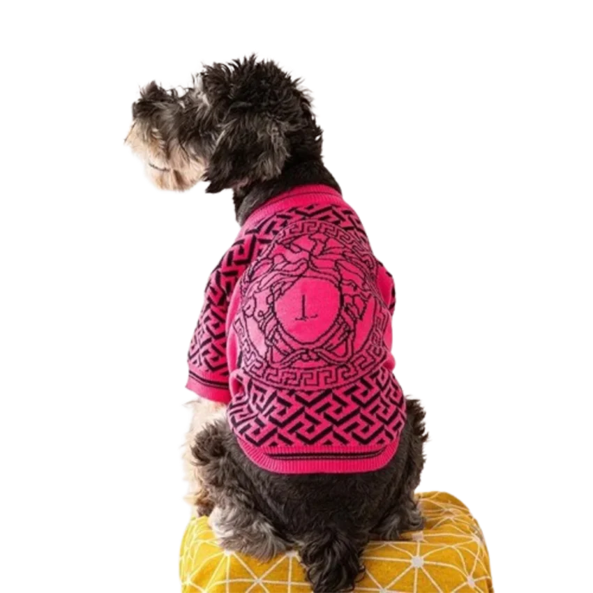 

Luxury Style Dog Clothes Fashion Small Medium Dogs Pet Knitted Sweater for French Bulldog Schnauzer Puppy Clothes Dog Sweater
