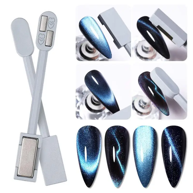 

3D Nails Polish Magnet Strong Magnetic Gel Polish Nail Art And Tools Varnish Accessories Sliced Stick 9D Cat's Eye Magnet 2023