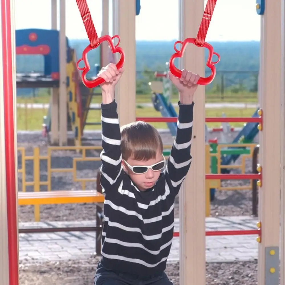 

Multipurpose Gymnastic Ring Creative Monkey Shape Kids Swings Rings Easy Installation Child Pull Up Ring