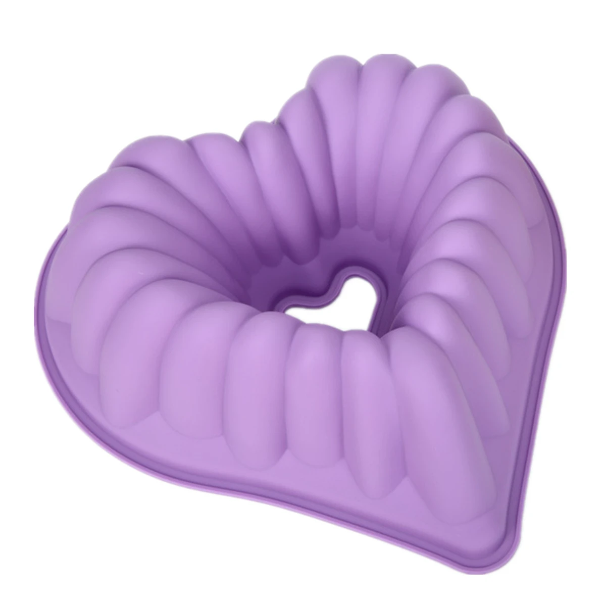 

Силиконовые формы «сделай сам» для торта в форме сердца, форма для шоколада, силиконовая шифоновая форма для Муса, хлеба, FDA, легкое разглаживание, случайный цвет D616