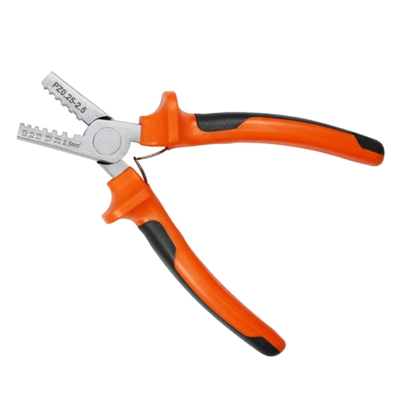 

Crimper Pliers Comfortable PVC Handle 145mm Total Length Crimping Tools Easy to Operate Crimping Tool High Strength