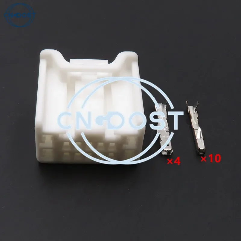 

1 комплект, 14-контактный переменный ток в сборе, автомобильный электрический провод, гибридная розетка, автоадаптер, автомобильная вилка, гнездовой разъем для Honda