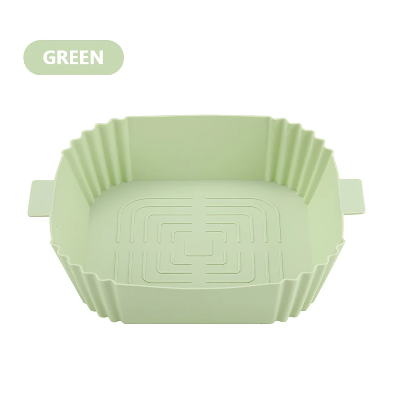 

Temperature Resistant Snack Pan Square Baking Pan Cake Mold Air Fryer Silicone Kitchen Accessories Silica Gel Bakeware