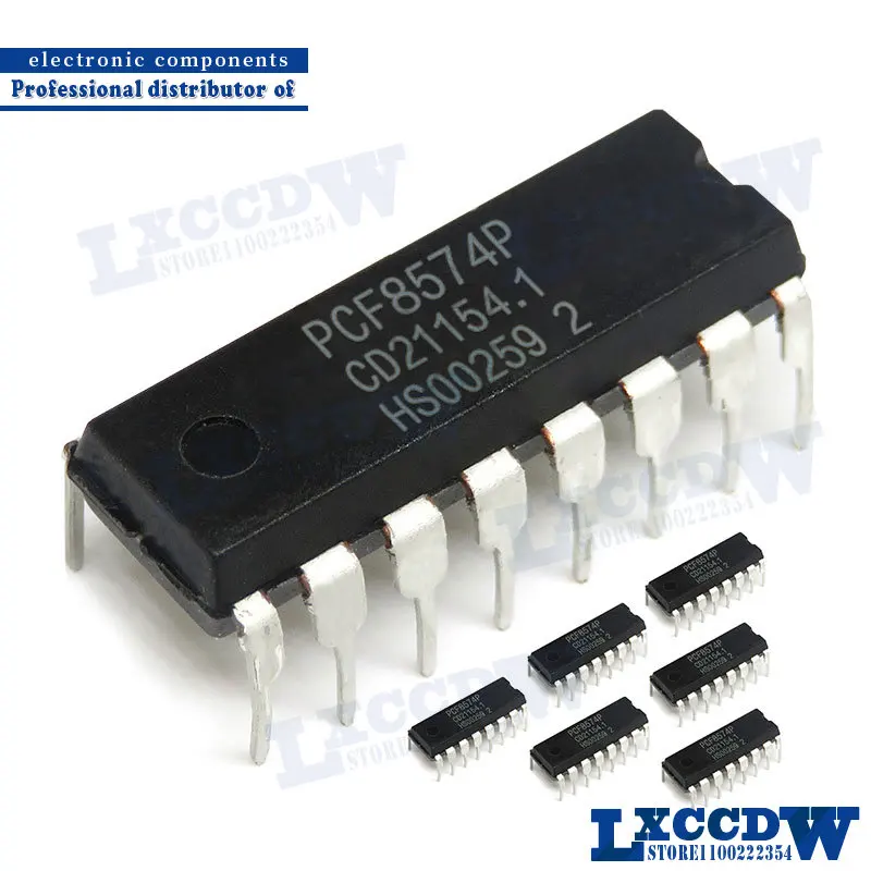 5 шт. PCF8574P DIP16 PCF8574 DIP 8574P DIP-16 PCF8574AP PCF8574T PCF8574AT SOP-16