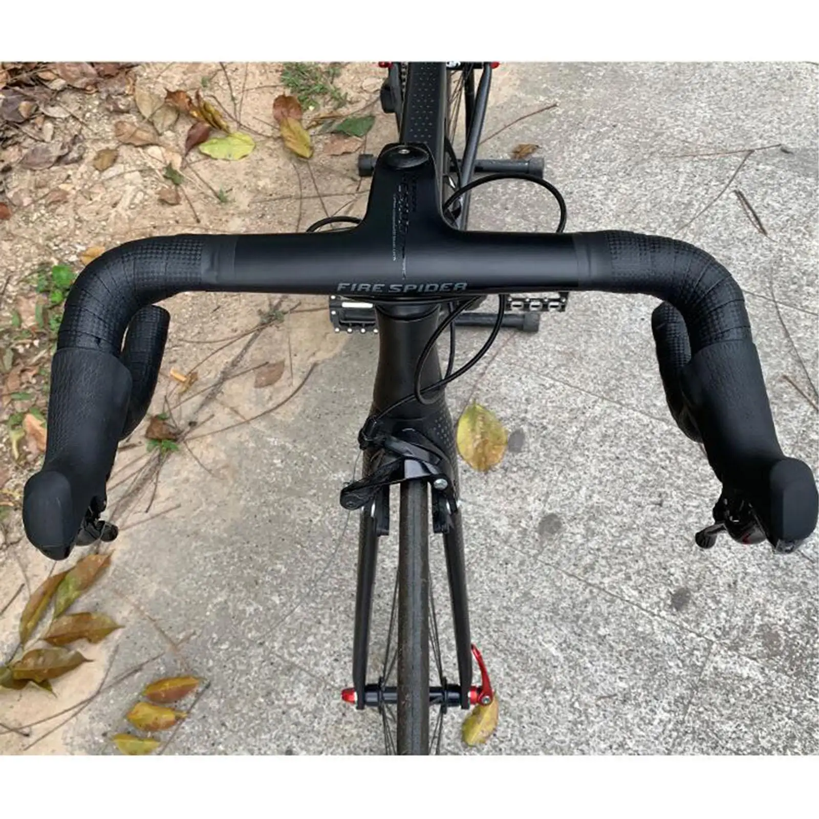 

Full Carbon Fiber Handlebars Carbon Mountain Bike Handlebar Ergonomic Handlebars Handlebar And Stem Integrated 28.6/31.8mm