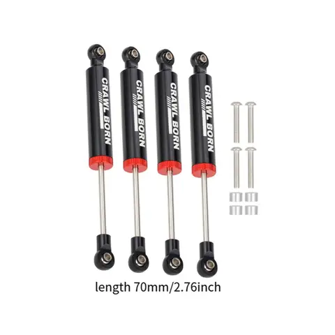 Perfeclan металлические гидравлические амортизаторы 70 мм для радиоуправляемых автомобилей 1:10