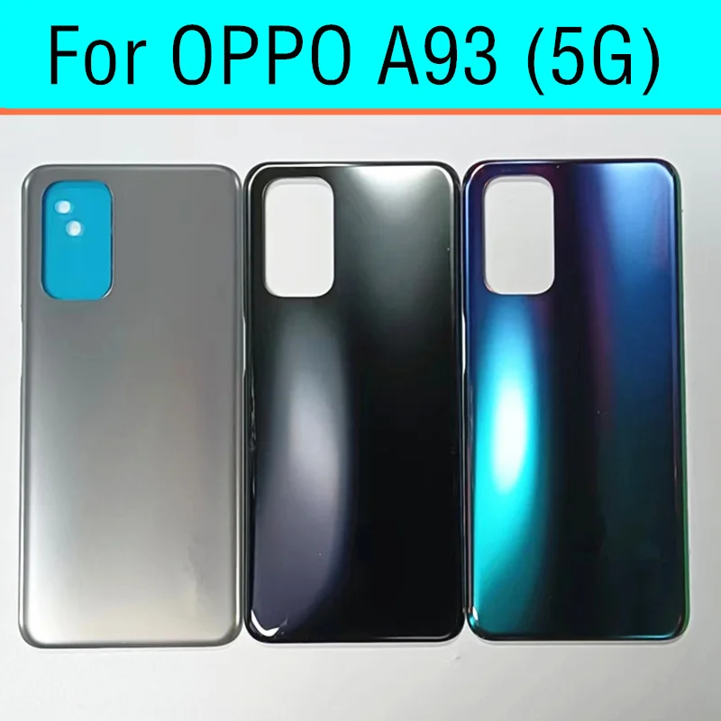 

6.5" For OPPO A93 5G Back Battery Cover Back Plastic Rear Housing Door Case For PCGM00 PEHM00 Battery Cover