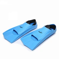 2022 adult professional swimming training silicone short fins men and women snorkeling swimming training diving fins equipment