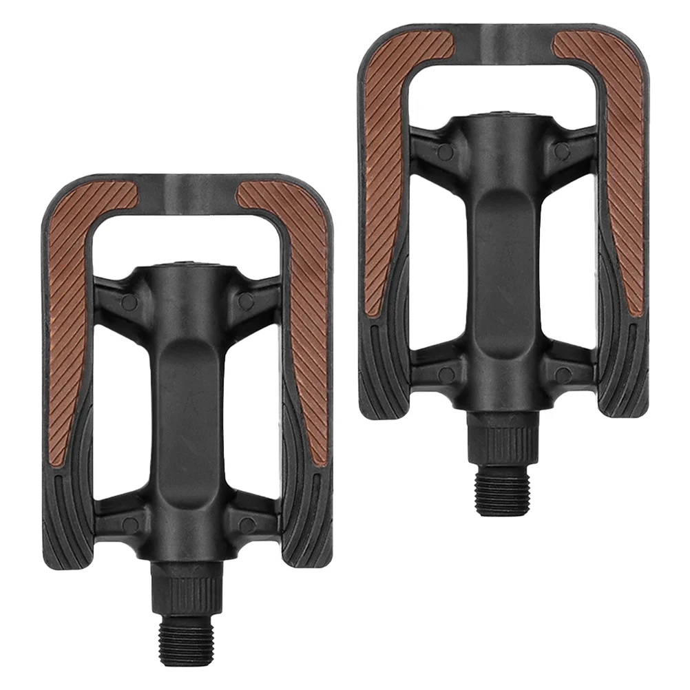 

1 Pair of Professional Bike Treadles Bike Bearing Pedals Bike Supplies (Black)