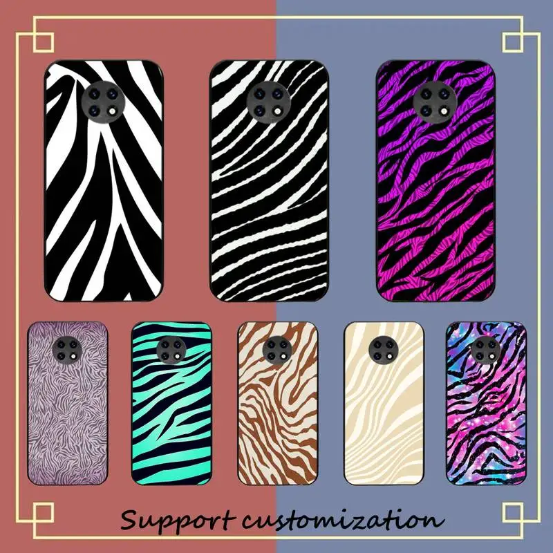 

Zebra Stripe Phone Case for Samsung S20 lite S21 S10 S9 plus for Redmi Note8 9pro for Huawei Y6 cover