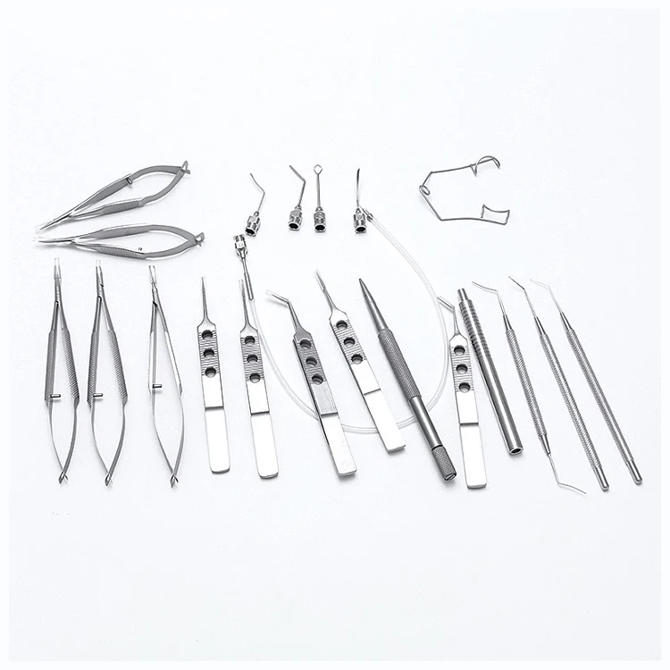 

Cataract Set Titanium Cataract Surgery Instruments Set Ophthalmic Caliper Ophthalmic Micro Surgical Instruments Micro Scissors