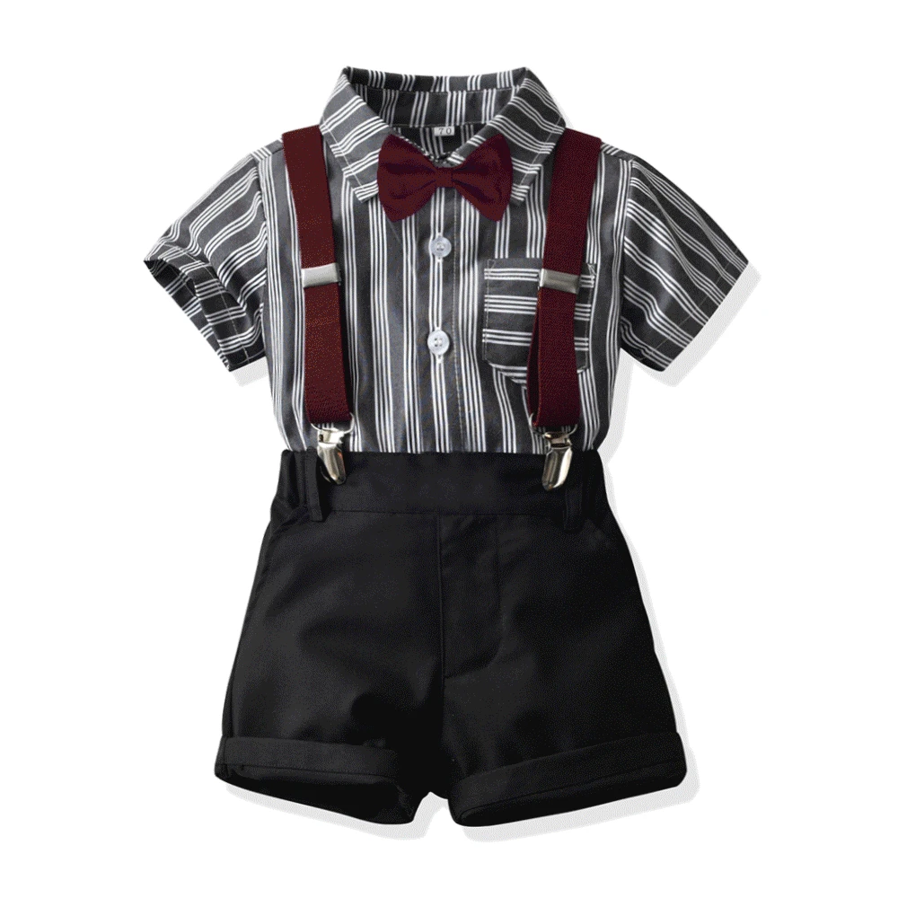 Baby Clothes Boy Fashion Clothing   Outfit for Birthday   Set Newborn Children Gentleman Wedding Suit