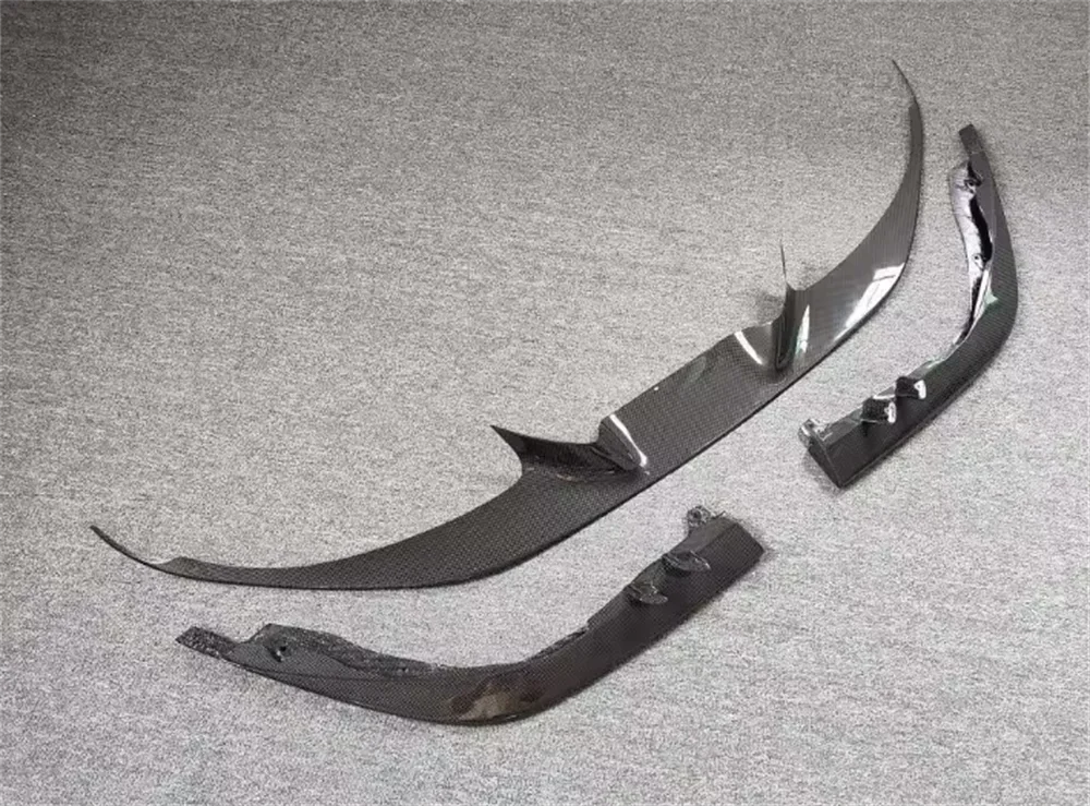 Для Ferrari F8 2019 2020 2021 2022 2023 сухое углеродное волокно автомобильный бампер передний