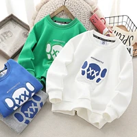 sweater childrens mens spring and autumn 2022 autumn new boys shirt middle and big children trendy clothes long sleeve