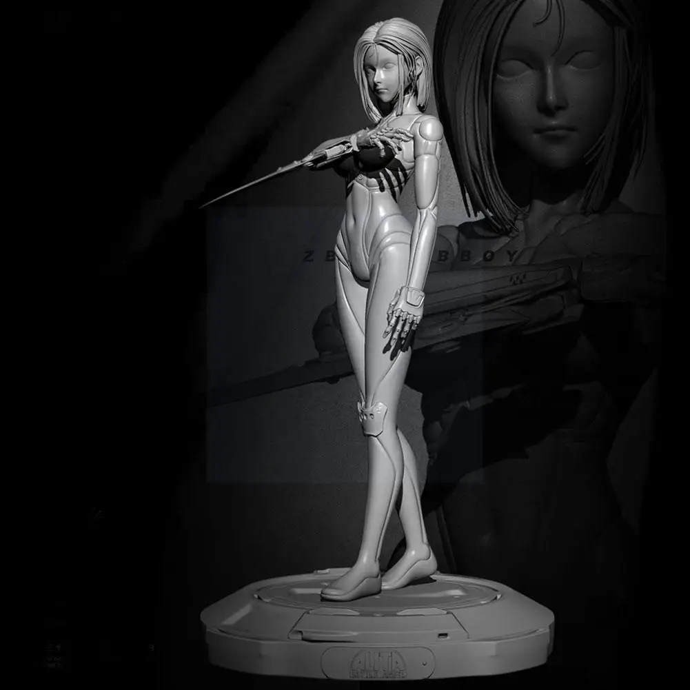 

Модель женщины солдата из смолы 10 см 1/24, самосборка, человеческая фигурка, бесцветная G1q9