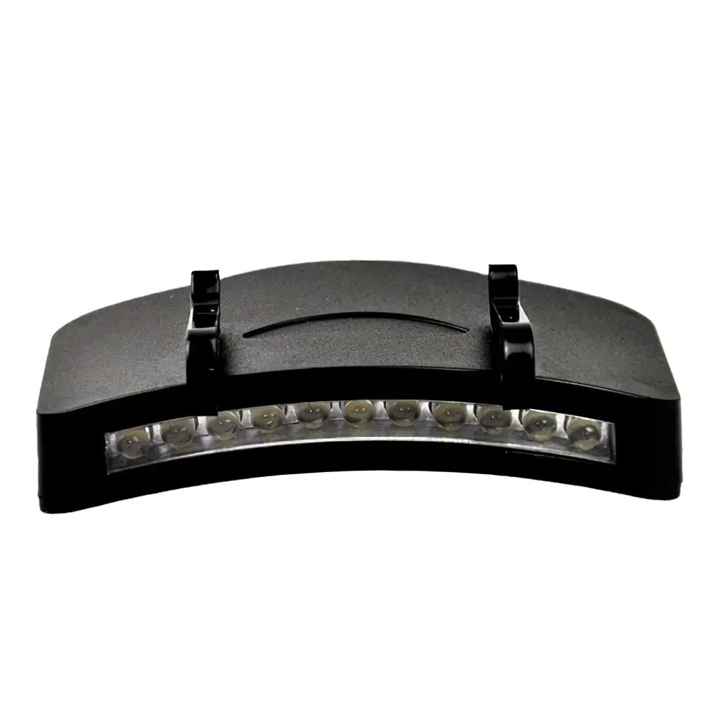 

11 светодиодов зажим на шляпу светильник на батарейках под полями Головной фонарь для рыбалки