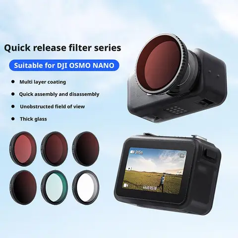 CUJMH Фильтр для объектива DJI Osmo Nano черный