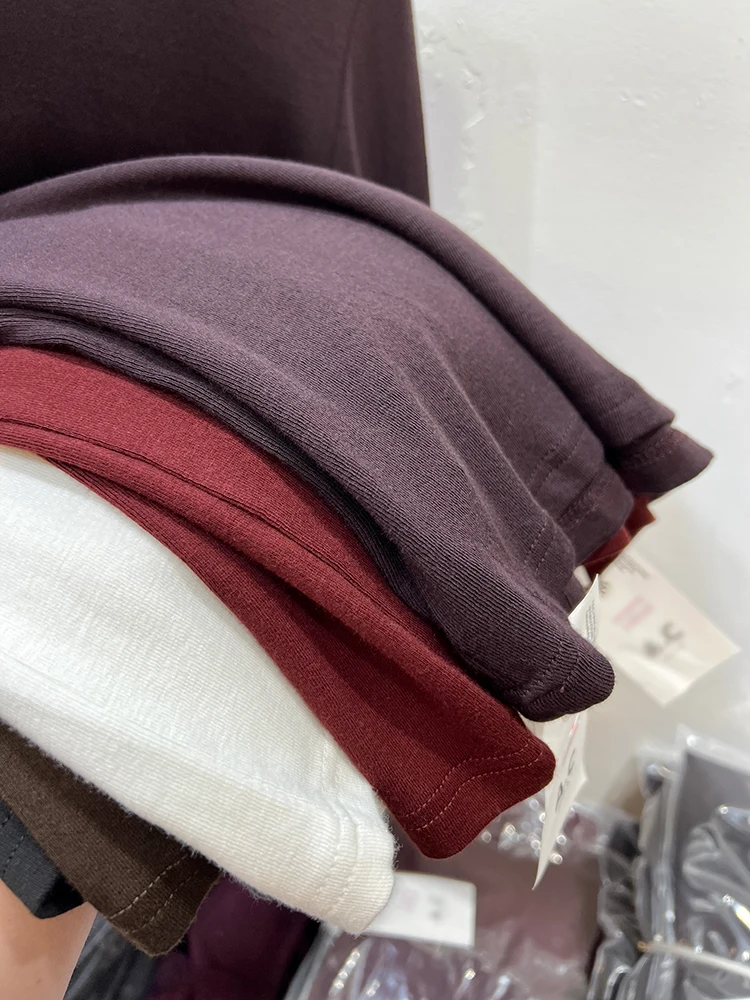 Пуловер с французским воротником и полувысоким однотонная вязаная рубашка из