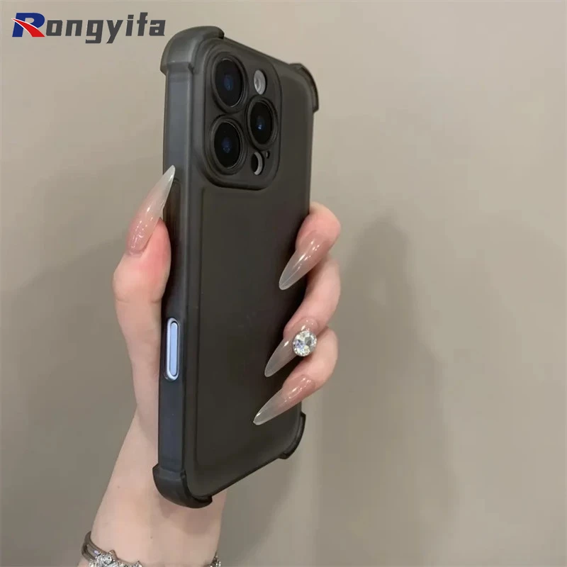 Фото Чехол для телефона Ice Mist для Realme GT7 Pro C15 C12 C11 9i 7i Global 5 5s 5i 6i, матовая задняя крышка, простая мягкая противоударная крышка AirBag №5