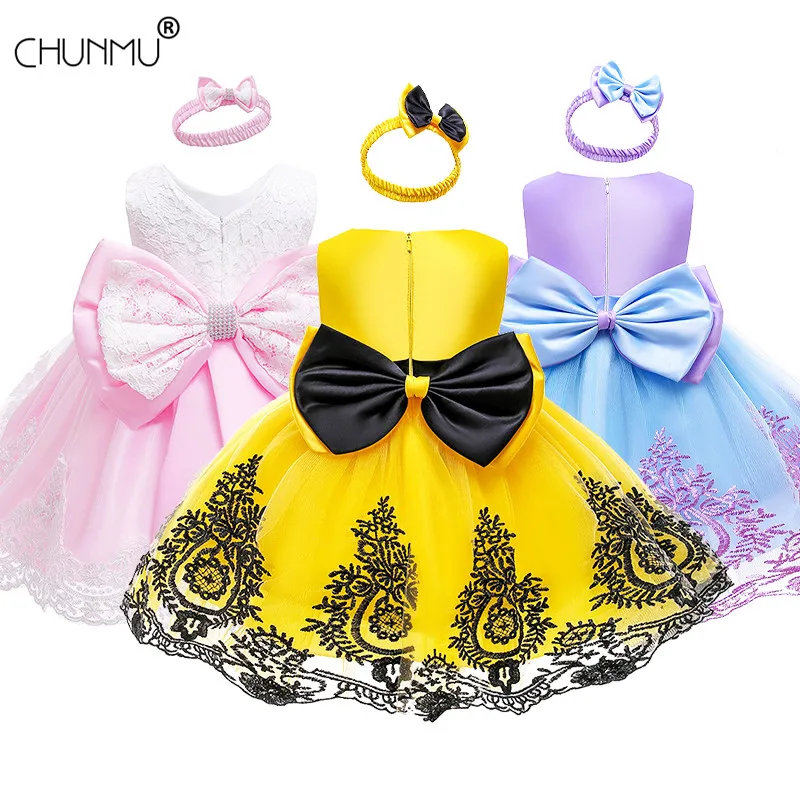 

Платья для девочек с цветочным рисунком, свадебные платья для девочек на 1-й день рождения, хлопковые платья на Первое причастие для девочек